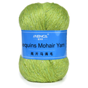Купить пряжу Menca Sequins Mohair Yarn цвет 23 производства фабрики Menca