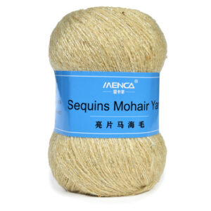 Купить пряжу Menca Sequins Mohair Yarn цвет 26 производства фабрики Menca