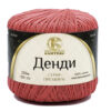 Купить пряжу КАМТЕКС Денди цвет 050-Коралл производства фабрики КАМТЕКС