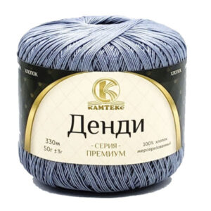 Купить пряжу КАМТЕКС Денди цвет 169-Серый производства фабрики КАМТЕКС