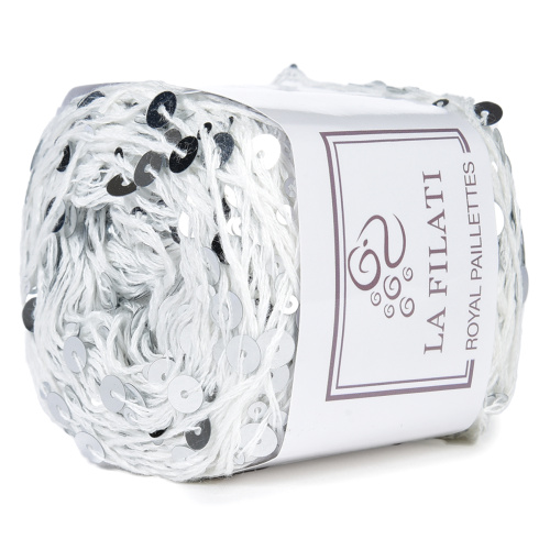 Купить пряжу LA FILATI Royal Paillettes цвет 021 производства фабрики LA FILATI