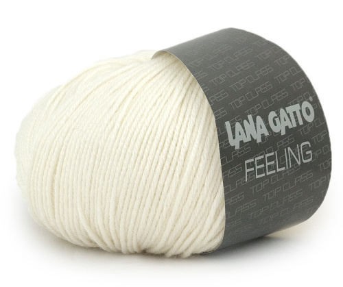 Купить пряжу LANA GATTO FEELING цвет 10009 производства фабрики LANA GATTO