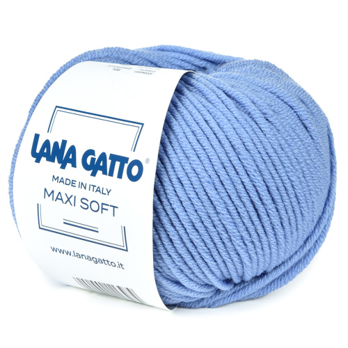 Купить пряжу LANA GATTO MAXI SOFT цвет 14745 производства фабрики LANA GATTO