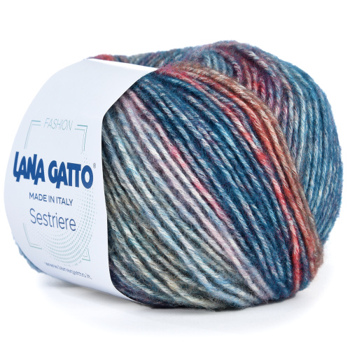 Купить пряжу LANA GATTO SESTRIERE цвет 30505 производства фабрики LANA GATTO