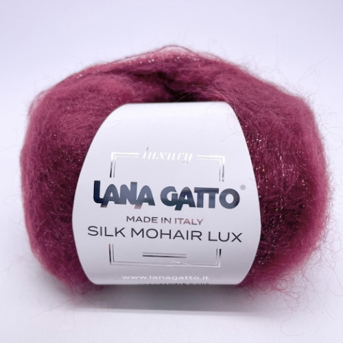 Купить пряжу LANA GATTO SILK MOHAIR LUX цвет 5891 производства фабрики LANA GATTO