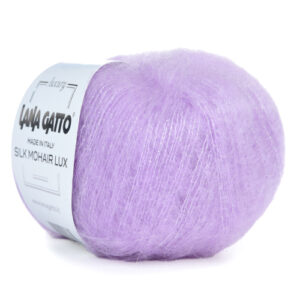 Купить пряжу LANA GATTO SILK MOHAIR LUX цвет 8481 производства фабрики LANA GATTO