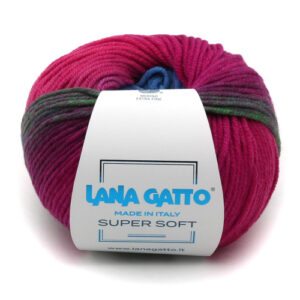 Купить пряжу LANA GATTO SUPER SOFT PRINT цвет 30322 производства фабрики LANA GATTO