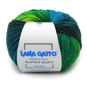 Купить пряжу LANA GATTO SUPER SOFT PRINT цвет 30324 производства фабрики LANA GATTO