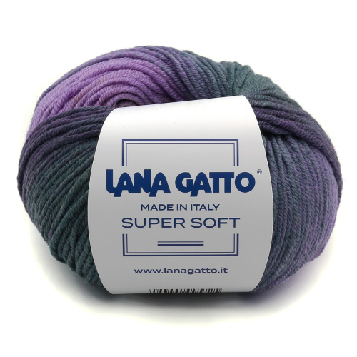 Купить пряжу LANA GATTO SUPER SOFT PRINT цвет 30325 производства фабрики LANA GATTO