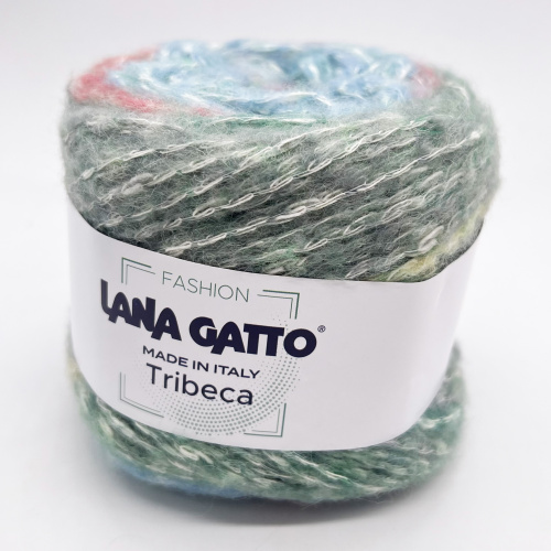 Купить пряжу LANA GATTO TRIBECA цвет 30134 производства фабрики LANA GATTO