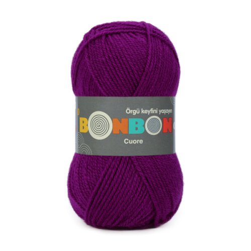 Купить пряжу BONBON Bonbon Cuore цвет 98634 производства фабрики BONBON