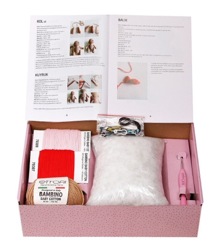 Купить пряжу ETROFIL Amigurumi Kit Etrofil цвет КОТ производства фабрики ETROFIL