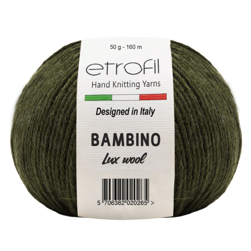 Купить пряжу ETROFIL Bambino Lux Wool цвет 70409 производства фабрики ETROFIL