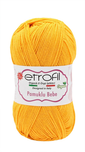 Купить пряжу ETROFIL Pamuklu Bebe цвет 70281 производства фабрики ETROFIL