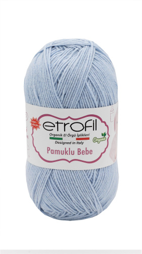 Купить пряжу ETROFIL Pamuklu Bebe цвет 70549 производства фабрики ETROFIL