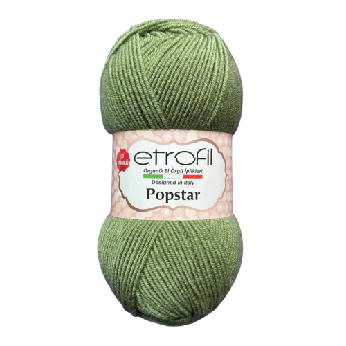 Купить пряжу ETROFIL POPSTAR цвет 74067 производства фабрики ETROFIL