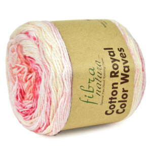 Купить пряжу FIBRA NATURA COTTON ROYAL COLOR WAVES цвет 22-01 производства фабрики FIBRA NATURA
