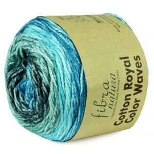Купить пряжу FIBRA NATURA COTTON ROYAL COLOR WAVES цвет 22-14 производства фабрики FIBRA NATURA