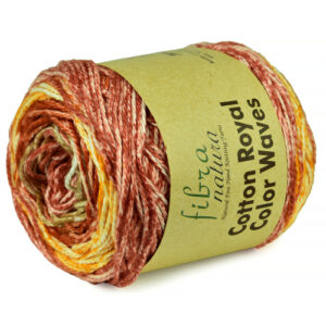 Купить пряжу FIBRA NATURA COTTON ROYAL COLOR WAVES цвет 22-15 производства фабрики FIBRA NATURA