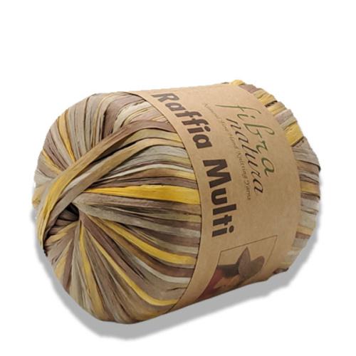 Купить пряжу FIBRA NATURA RAFFIA MULTİ цвет 117-04 производства фабрики FIBRA NATURA