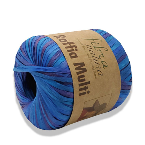 Купить пряжу FIBRA NATURA RAFFIA MULTİ цвет 117-08 производства фабрики FIBRA NATURA