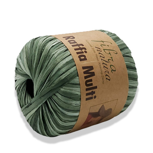 Купить пряжу FIBRA NATURA RAFFIA MULTİ цвет 117-24 производства фабрики FIBRA NATURA