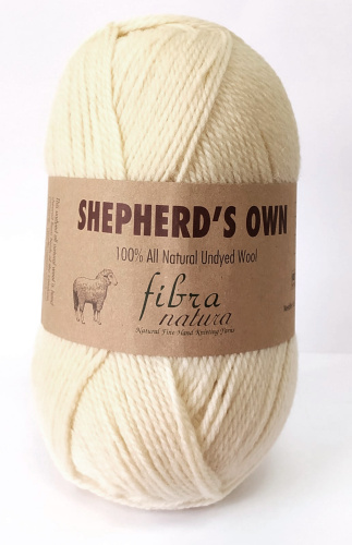Купить пряжу FIBRA NATURA SHEPHERD"S OWN цвет 40001 производства фабрики FIBRA NATURA