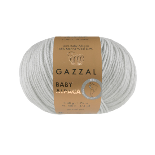 Купить пряжу GAZZAL Baby Alpaca цвет 46021 производства фабрики GAZZAL