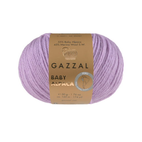 Купить пряжу GAZZAL Baby Alpaca цвет 46025 производства фабрики GAZZAL