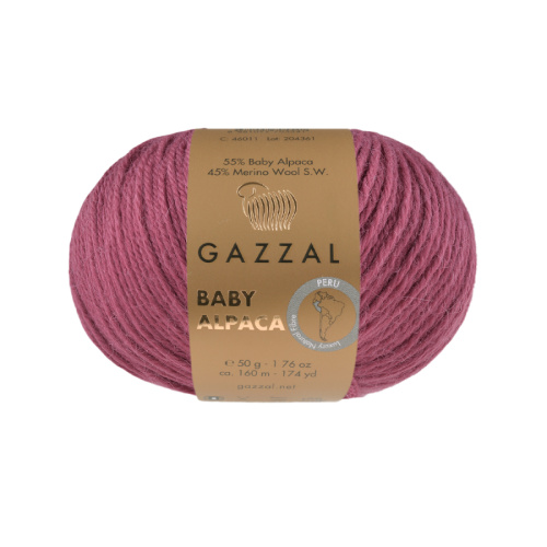 Купить пряжу GAZZAL Baby Alpaca цвет 46026 производства фабрики GAZZAL