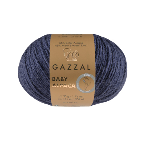 Купить пряжу GAZZAL Baby Alpaca цвет 46036 производства фабрики GAZZAL