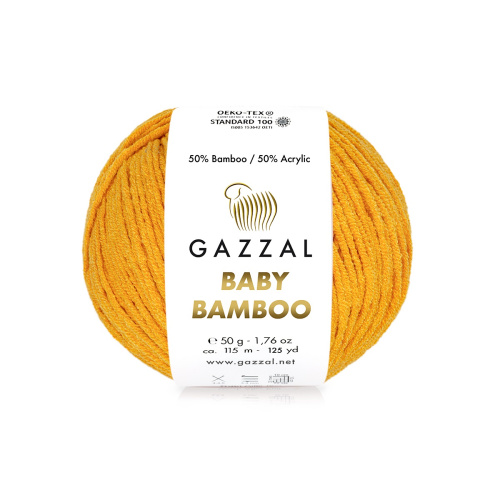 Купить пряжу GAZZAL Baby Bamboo цвет Baby Bamboo (95205) производства фабрики GAZZAL