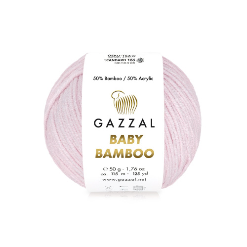 Купить пряжу GAZZAL Baby Bamboo цвет Baby Bamboo (95206) производства фабрики GAZZAL