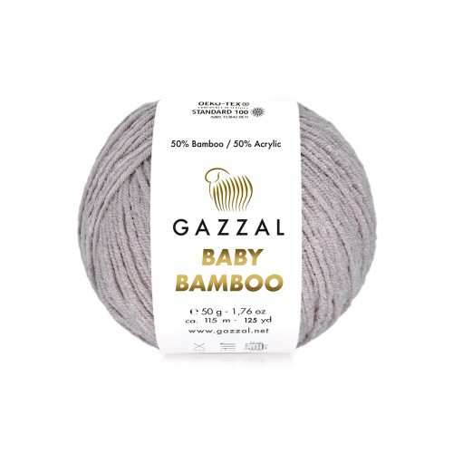 Купить пряжу GAZZAL Baby Bamboo цвет Baby Bamboo (95224) производства фабрики GAZZAL