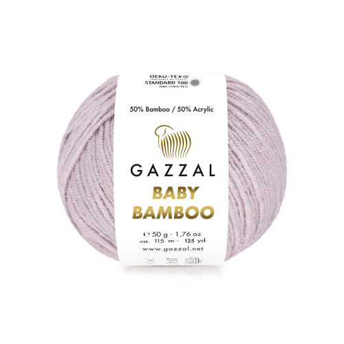 Купить пряжу GAZZAL Baby Bamboo цвет Baby Bamboo (95225) производства фабрики GAZZAL