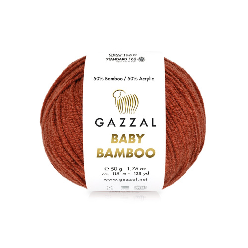 Купить пряжу GAZZAL Baby Bamboo цвет Baby Bamboo (95233) производства фабрики GAZZAL