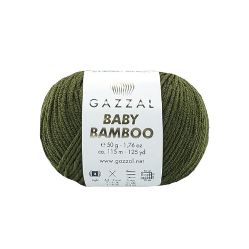 Купить пряжу GAZZAL Baby Bamboo цвет Baby Bamboo (95239) производства фабрики GAZZAL
