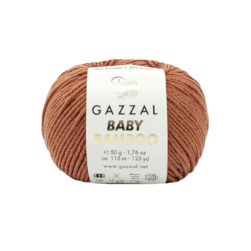 Купить пряжу GAZZAL Baby Bamboo цвет Baby Bamboo (95242) производства фабрики GAZZAL