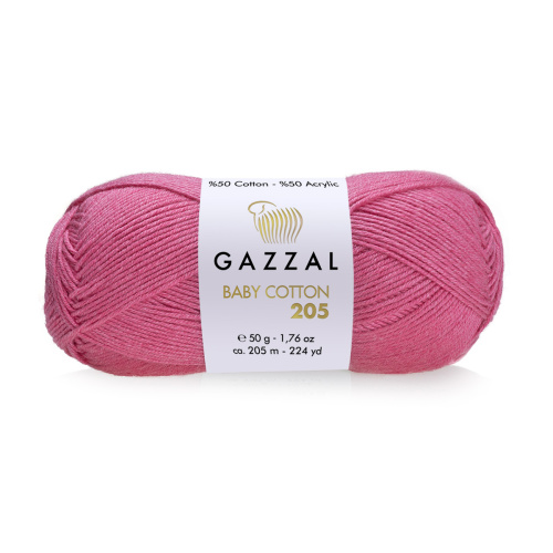 Купить пряжу GAZZAL Baby Cotton 205 цвет 509 производства фабрики GAZZAL