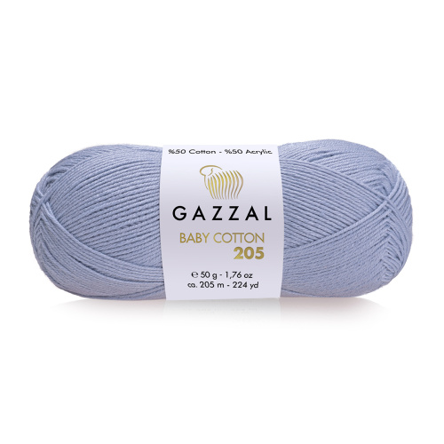 Купить пряжу GAZZAL Baby Cotton 205 цвет 511 производства фабрики GAZZAL