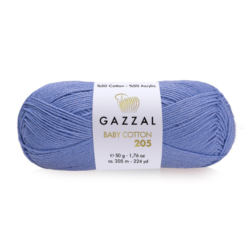 Купить пряжу GAZZAL Baby Cotton 205 цвет 512 производства фабрики GAZZAL