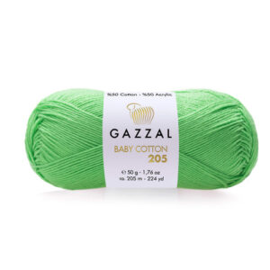 Купить пряжу GAZZAL Baby Cotton 205 цвет 529 производства фабрики GAZZAL