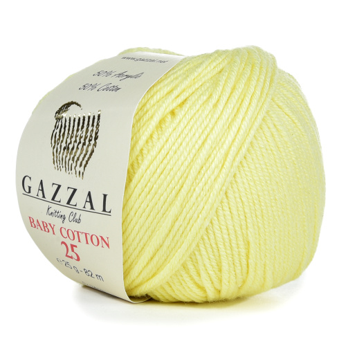 Купить пряжу GAZZAL Baby Cotton 25 цвет 3413 производства фабрики GAZZAL