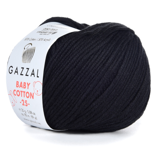 Купить пряжу GAZZAL Baby Cotton 25 цвет 3433 производства фабрики GAZZAL