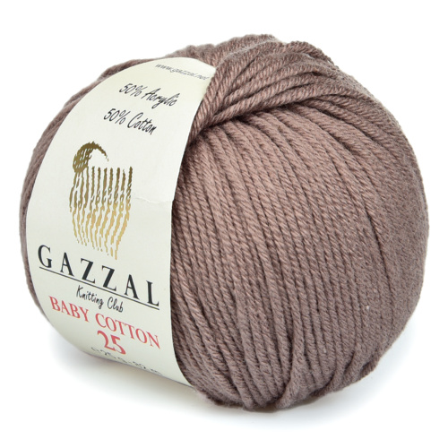 Купить пряжу GAZZAL Baby Cotton 25 цвет 3434 производства фабрики GAZZAL