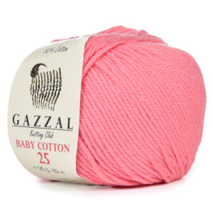 Купить пряжу GAZZAL Baby Cotton 25 цвет 3435 производства фабрики GAZZAL