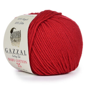 Купить пряжу GAZZAL Baby Cotton 25 цвет 3439 производства фабрики GAZZAL