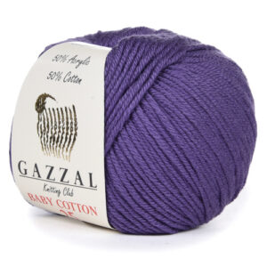 Купить пряжу GAZZAL Baby Cotton 25 цвет 3440 производства фабрики GAZZAL