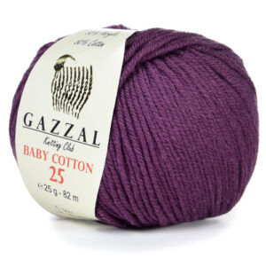 Купить пряжу GAZZAL Baby Cotton 25 цвет 3441 производства фабрики GAZZAL