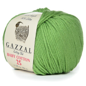 Купить пряжу GAZZAL Baby Cotton 25 цвет 3448 производства фабрики GAZZAL